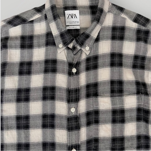 Zara Men’s Plaid shirt - Picture 3 of 3